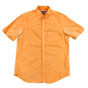 3/$20 Club Room Orange Square Print Button-Up Shirt